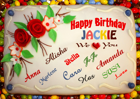 Post Thumbnail of HAPPY, HAPPY Birthday to Jackie a.k.a. Our Quirky Lover!!